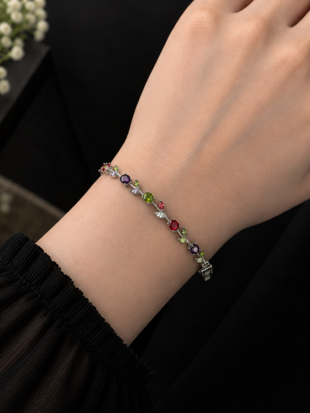 Multicolor Tulip Bracelet