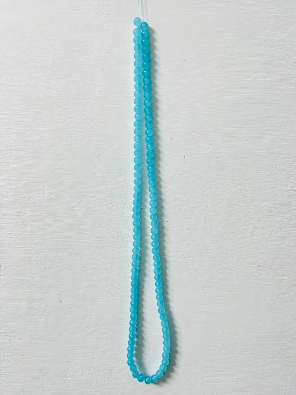 Sky Blue Translucent Beads Mala