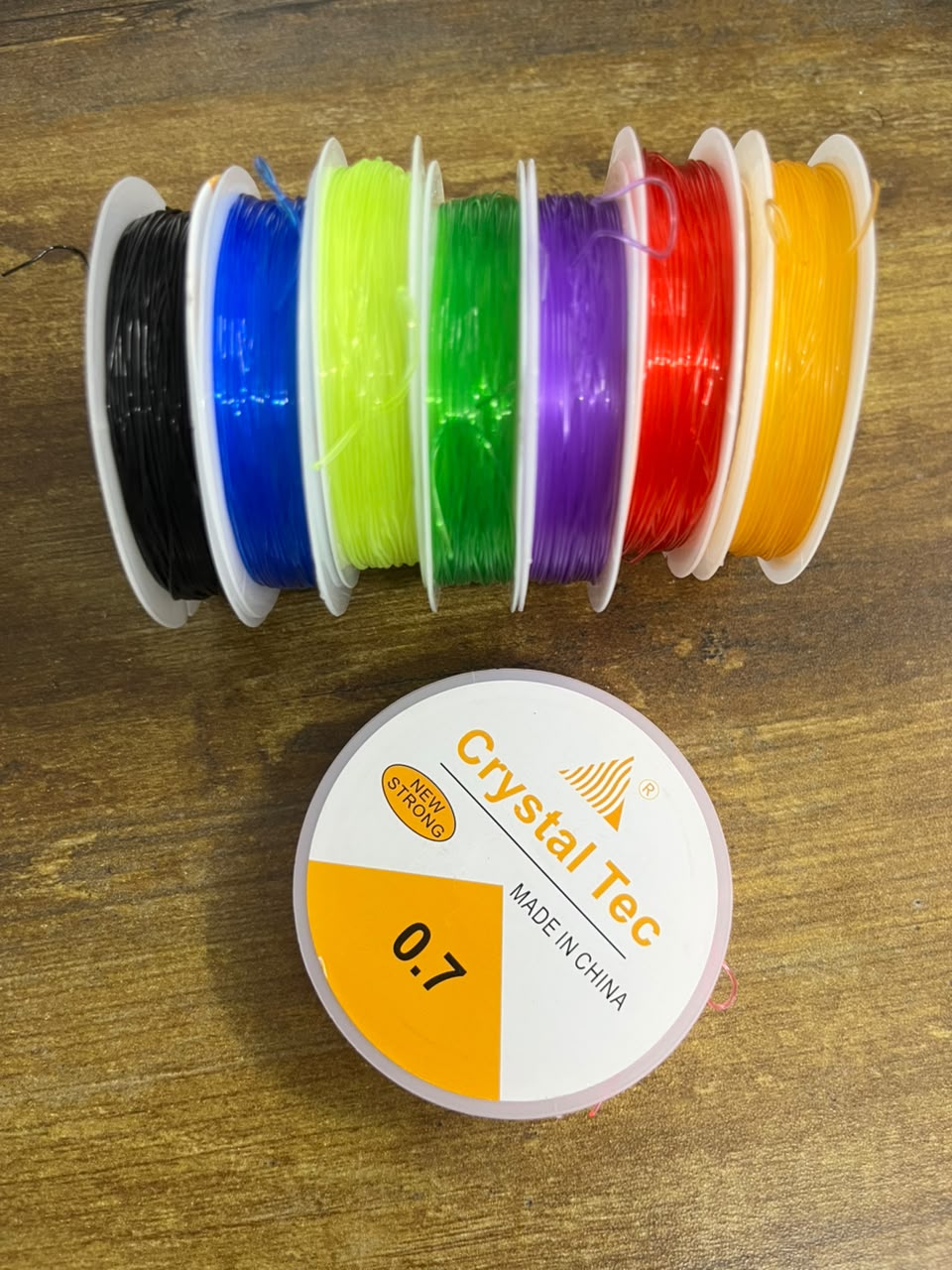 Crystal Tec 0.7mm Colored Elastic Beading Thread