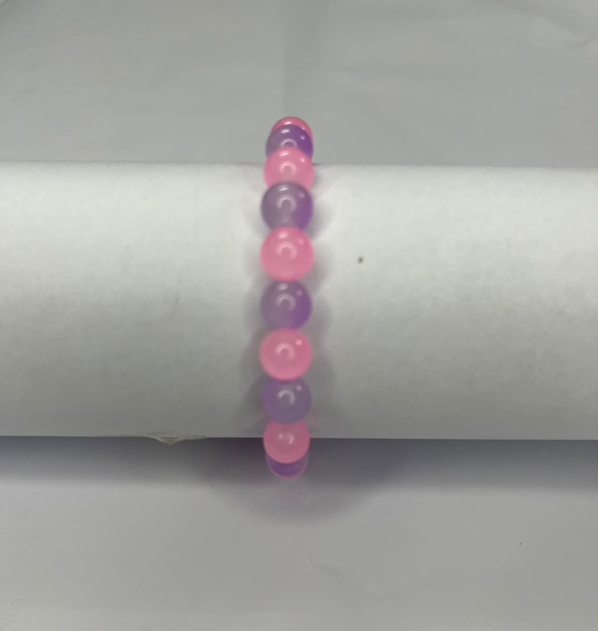 Two-Tone Crystal Beads Bracelet