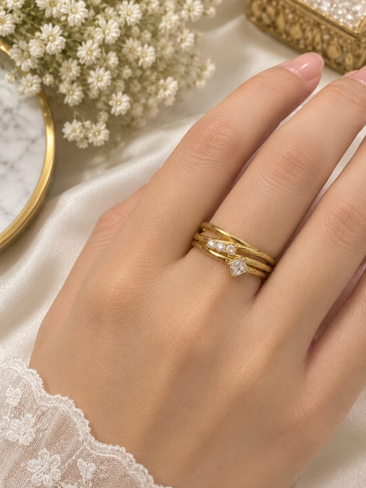 Gold Multi Layer Ring