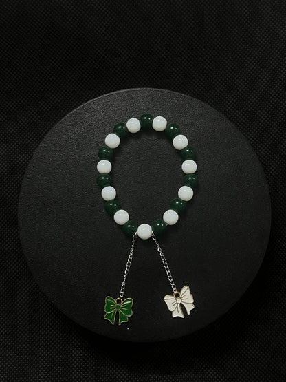 Butterfly Bow Charm Bracelet