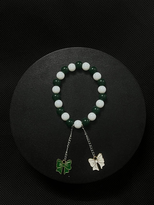 Butterfly Bow Charm Bracelet