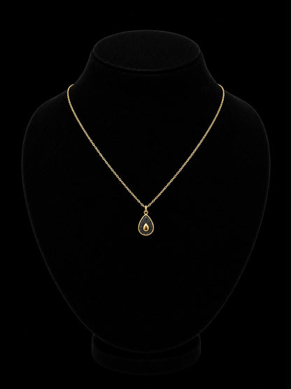 Teardrop Pendant Necklace (stainless steel)