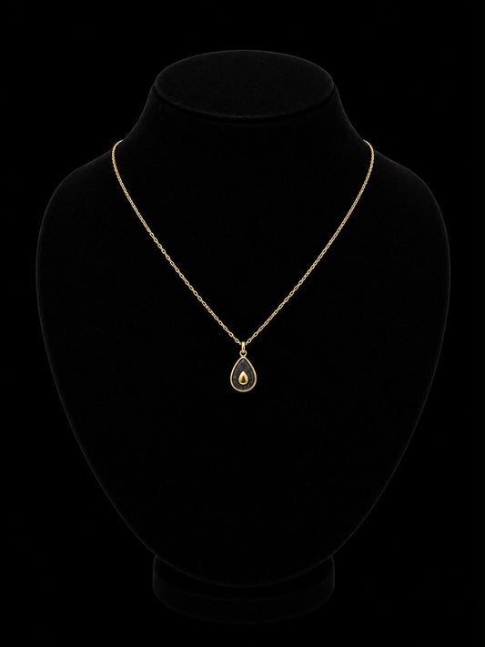 Teardrop Pendant Necklace (stainless steel)