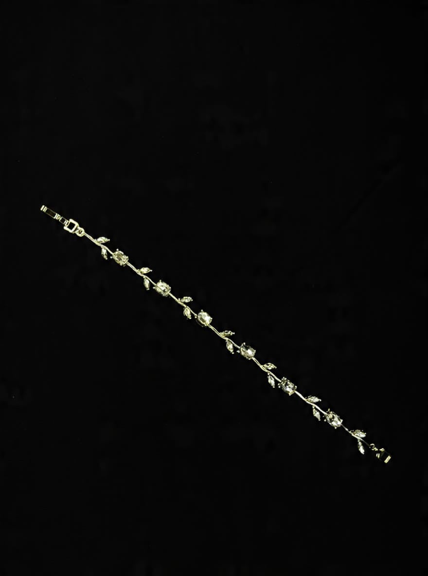 White Rose Vine Bracelet