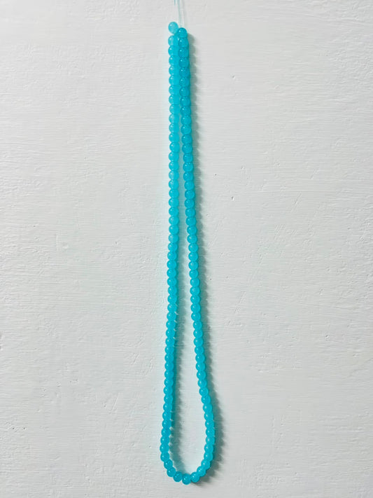 Sky Blue Translucent Beads Mala