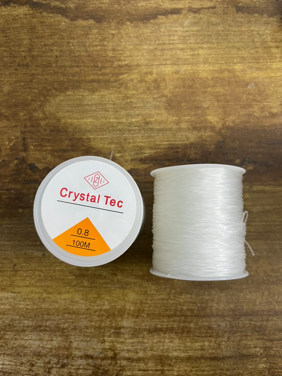 Crystal Tec 0.8mm Elastic Beading Cord (100-Meter Spool)