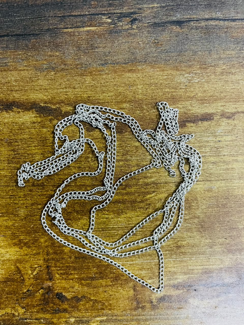 Classic Silver-Tone Crafting Link Chain (1 foot)