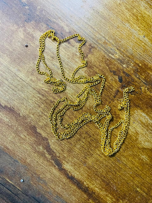 Classic Gold-Tone Crafting Link Chain (1 foot)