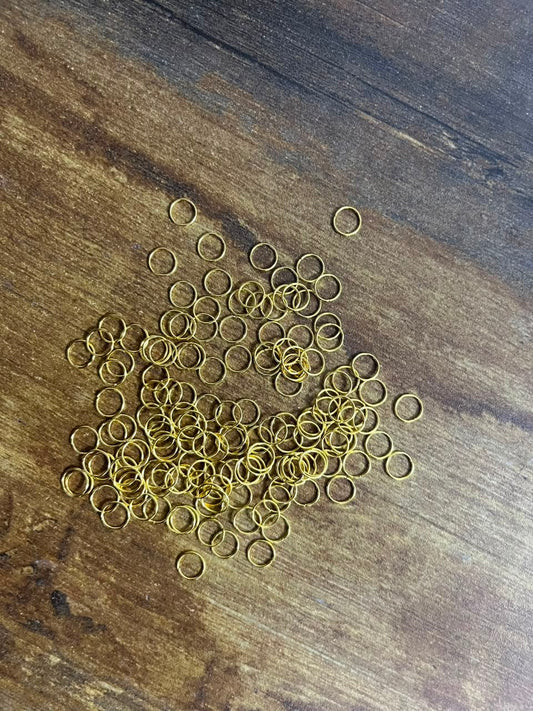 Gold Jump Rings (Pack of 5)