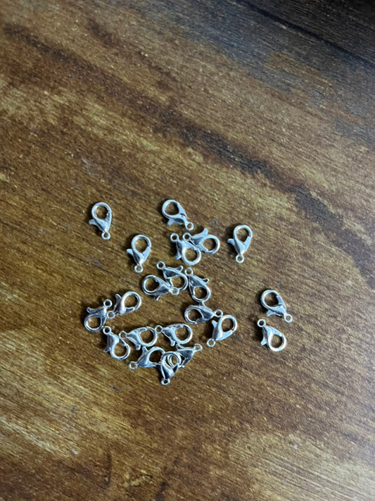 Silver Lobster Clasps(Pack of 5)