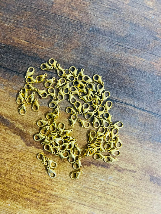 Gold Lobster Clasps(Pack of 5)