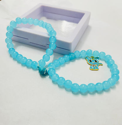 Magnetic Charm Couple Bracelets