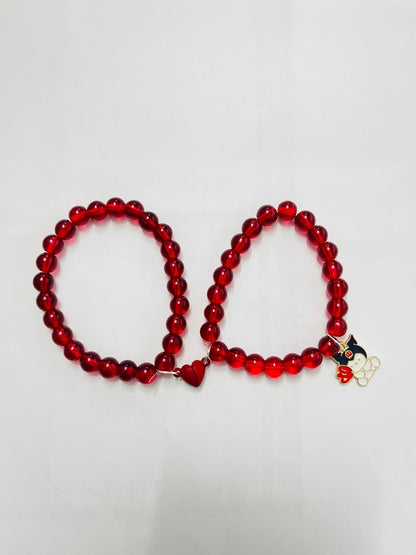 Magnetic Charm Couple Bracelets