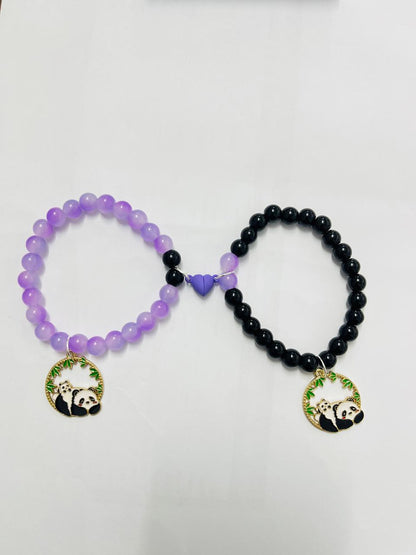 Magnetic Charm Couple Bracelets