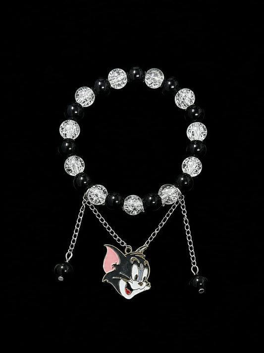 Black & Silver Tom Character Bracelet