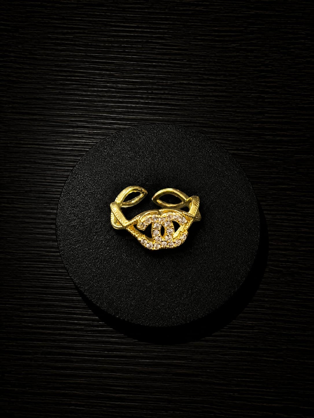 Gold Luxury C Ring