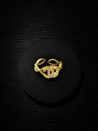 Gold Luxury C Ring