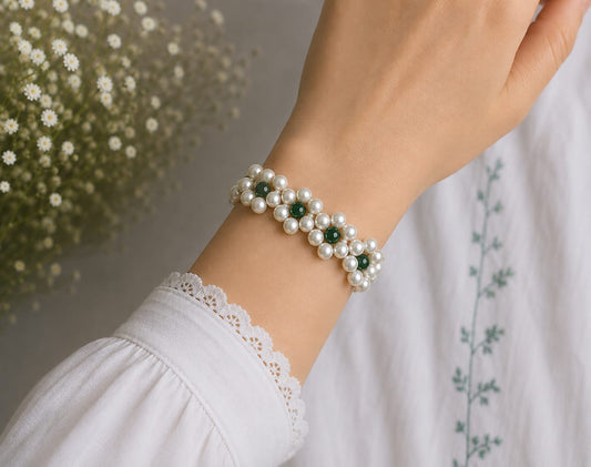 Elegant Flower Bracelet