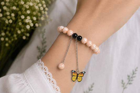 Butterfly Beaded Bracelet